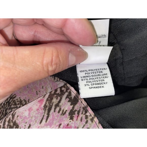 DIANE VON FURSTENBERG Pleated Open Back Belted Sleeveless Dress Pink Brown 6‎ - Picture 10 of 11